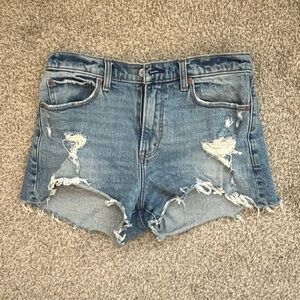 Abercrombie & Fitch Mid Rise Mom Shorts